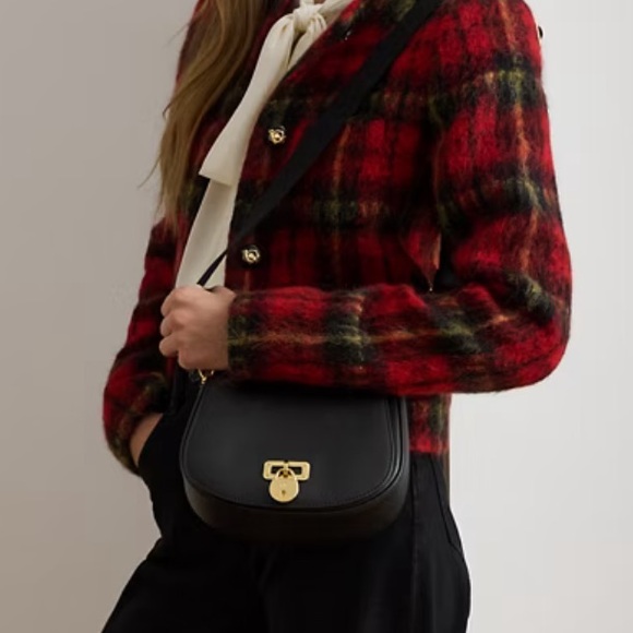 Ralph Lauren Black Crossbody Bag with Gold Accents - Picture 9 of 10